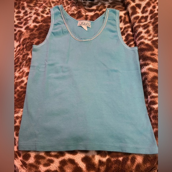 Kleids Blue Sleeveless Top - Picture 1 of 5
